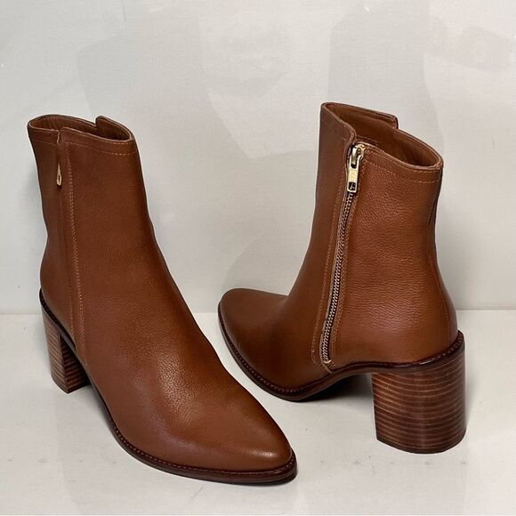 Seychelles Desirable Leather Heeled Ankle Boots - Picture 2 of 6